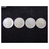4 Buffalo Nickels