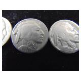 4 Buffalo Nickels