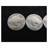 4 Buffalo Nickels