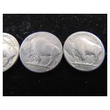 4 Buffalo Nickels