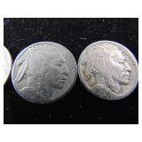 4 Buffalo Nickels