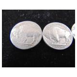 4 Buffalo Nickels
