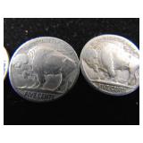 4 Buffalo Nickels