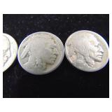 4 Buffalo Nickels