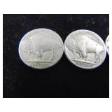 4 Buffalo Nickels