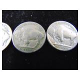 4 Buffalo Nickels