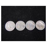 4 Buffalo Nickels