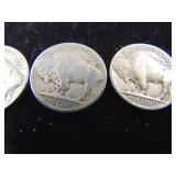 4 Buffalo Nickels
