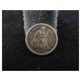 1875 - S - Seated Liberty Dime