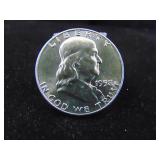 1958 - D Franklin Half