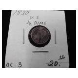 1830 Half Dime