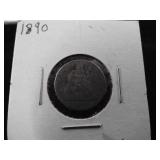 1890 Seated Liberty Dime