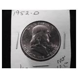 1952-D Franklin Half