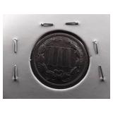 1881 3-Cent Copper Nickel