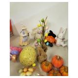 Easter and Halloween decorations
