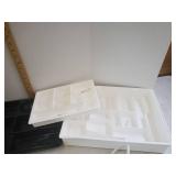 Plastic organizers, extension cord, power strip, alarm clock and more!