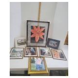New picture frames and decorative wall art