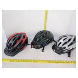 (3) M/L Bicycle helmets