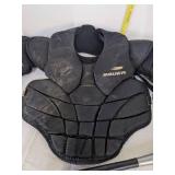 Bauer reactor chest protector & bombat baseball bat