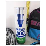 Slazenger tennis racket, Tecno pro tennis racket, tennis racket carry bag, & badminton