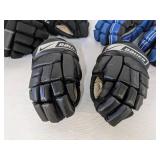 (3) Pair of Hockey/Larcrosse gloves 9" & 10"
