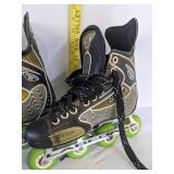 Tour code ex roller blades size 5 w/4 extra wheels