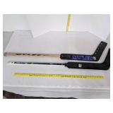 (2) Goalie sticks Franklin street tech & Myleg