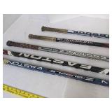 (5) Hockey sticks (3) Easton, supreme & Reebok
