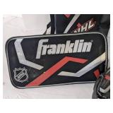 Franklin NHL hockey goalie pad & glove GB 140 & GC 130