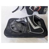 Franklin NHL hockey goalie pad & glove GB 140 & GC 130