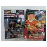 NASCAR collector cars in package Tim #36, Juan #42, Todd #35, Alan #7, Lake #9, Dale #88, Darrell #17 & Digger #10