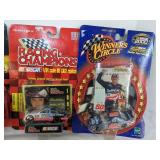 NASCAR collector cars in package Tim #36, Juan #42, Todd #35, Alan #7, Lake #9, Dale #88, Darrell #17 & Digger #10