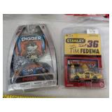 NASCAR collector cars in package Tim #36, Juan #42, Todd #35, Alan #7, Lake #9, Dale #88, Darrell #17 & Digger #10