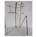 Metal vintage tripod & metal music stand