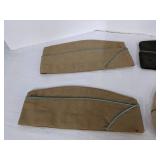 (6) Garrison caps & (2) Hercules red dot patches