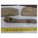 (6) Garrison caps & (2) Hercules red dot patches