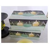 Various candle holders/stands