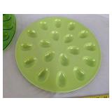 (3) deviled egg platters