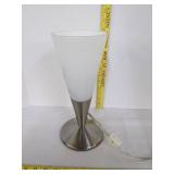 White accent table lamp