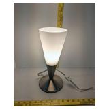 White accent table lamp