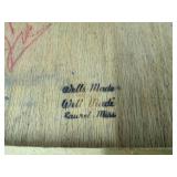 Wells made vintage office desk solid wood w/wooden office chair 61" W x 34" D x 30 1/2" H