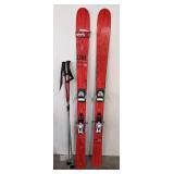 Line skis supernatural 92 w/summit poles