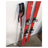 Line skis supernatural 92 w/summit poles