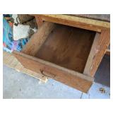 Wooden shop desk 48" W x 24" D x 38" H