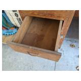 Wooden shop desk 48" W x 24" D x 38" H