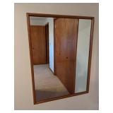 Mirror w/Wooden frame 31 1/2" W x 41 1/2" H
