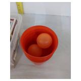 Various playing cars, & cups w/2 balls