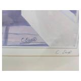 Dockside at the marina wall art