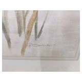 Blue hyacinths wall art