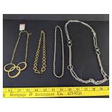 (4) Chain necklaces